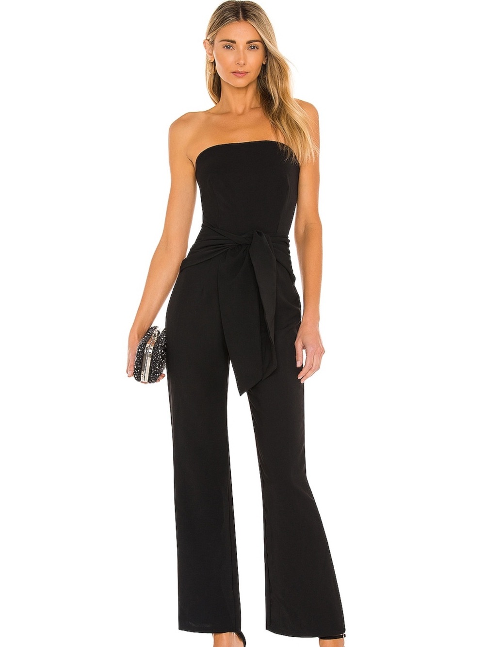 superdown Jordan Tie Waist Jumpsuit